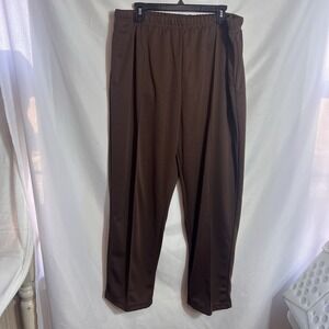 Sara Morgan 22W Plus Pull On Ponte Pants Brown